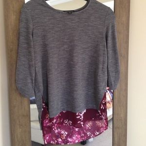Fortune + Ivy Floral Hem Tee